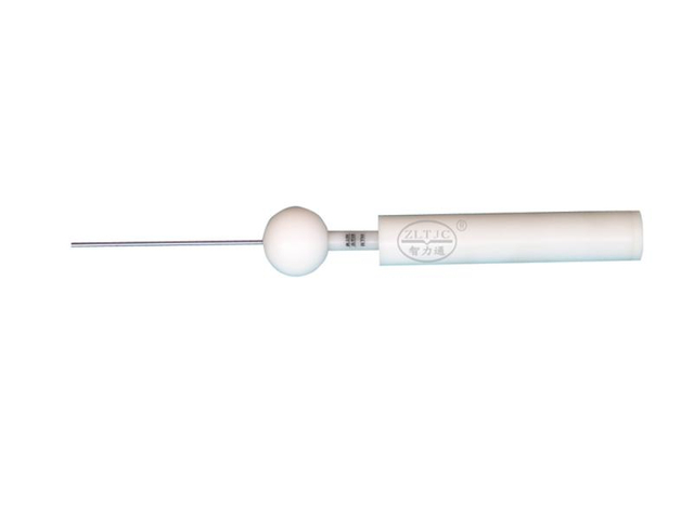 Pevn&aacute; ocelov&aacute; tyč o průměru 2,5 mm a d&eacute;lce 100 mm z IEC60529 IP3 